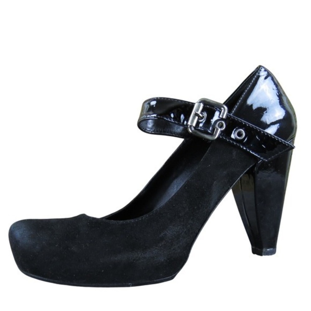 Via Spiga Women's Mary Jane Black Leather Pump 6 Medium Gently Used 2025